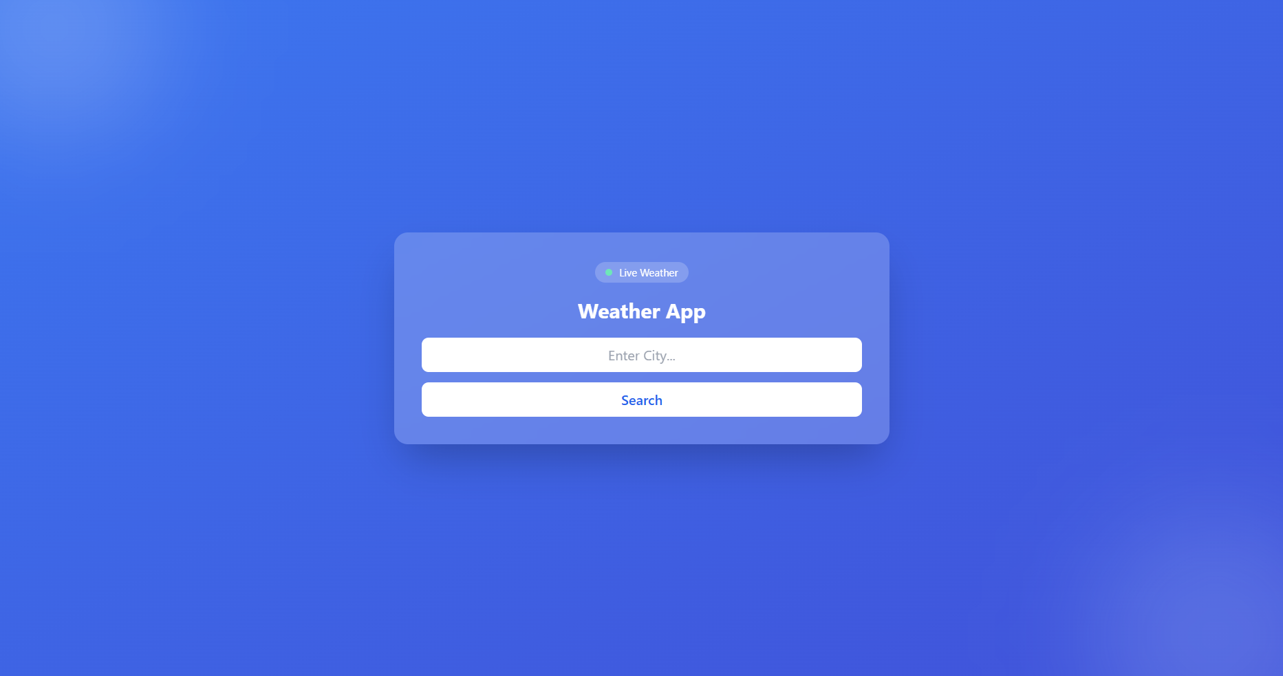 Weather Forecast